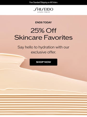Email Inspiration from Shiseido Ginza Tokyo Thumbnail Preview