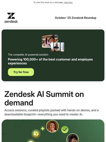 Email Inspiration from Team Zendesk Thumbnail Preview