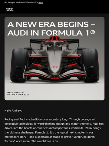 Email Inspiration from Audi Australia Thumbnail Preview