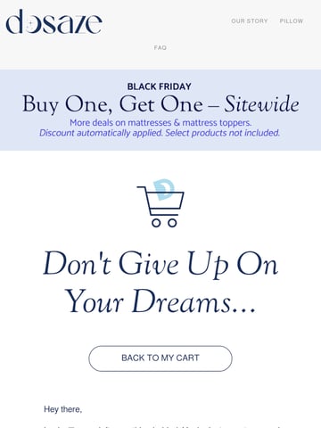 Email Inspiration from Dosaze Thumbnail Preview