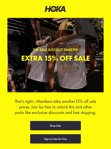 Email Inspiration from HOKA® Thumbnail Preview