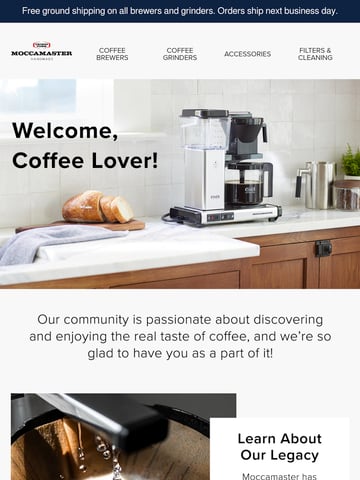 Email Inspiration from Moccamaster USA Thumbnail Preview