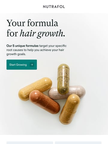Email Inspiration from Nutrafol Thumbnail Preview