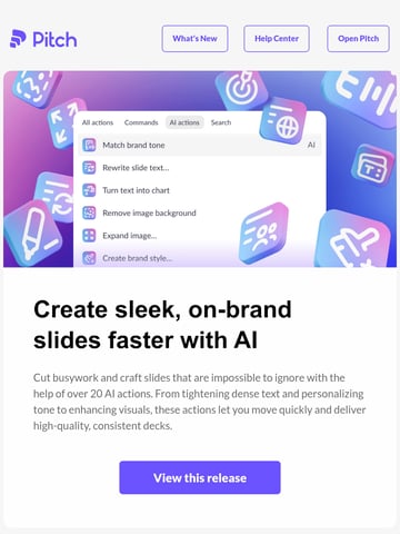 Email Inspiration from Pitch Thumbnail Preview