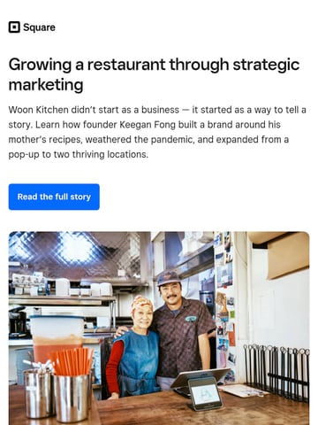 Email Inspiration from Square Thumbnail Preview