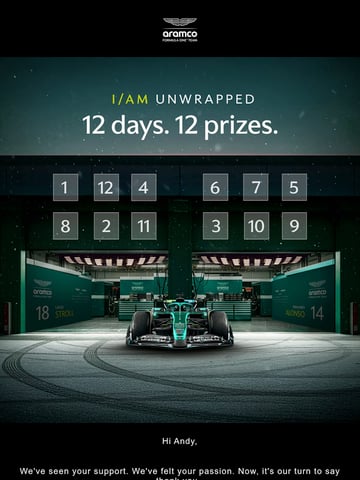 Email Inspiration from Aston Martin Aramco Formula One™ Team Thumbnail Preview
