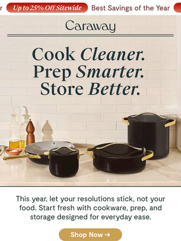 Email Inspiration from Caraway Thumbnail Preview