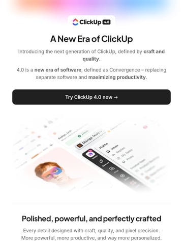 Email Inspiration from ClickUp Team Thumbnail Preview