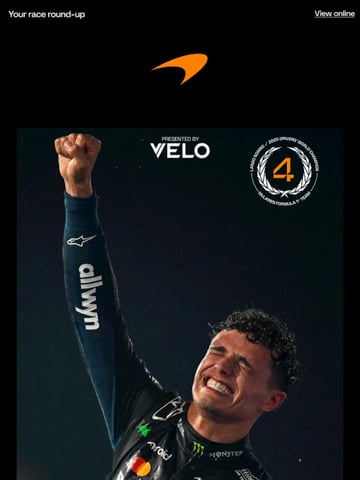 Email Inspiration from McLaren Plus Thumbnail Preview