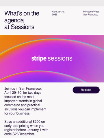Email Inspiration from Stripe Thumbnail Preview