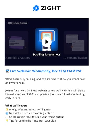 Email Inspiration from Zight Thumbnail Preview