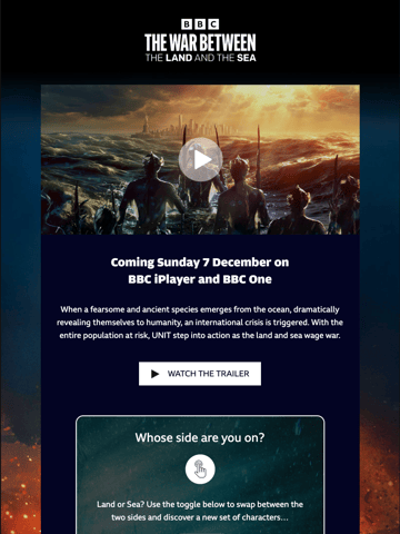 Doctor Who Interactive Email Thumbnail Preview