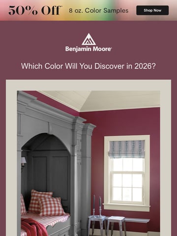 Email Inspiration from Benjamin Moore Thumbnail Preview