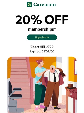 Email Inspiration from Care.com Thumbnail Preview