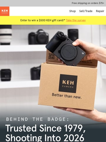 Email Inspiration from KEH Camera Thumbnail Preview