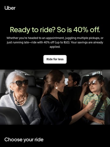 Email Inspiration from Uber Thumbnail Preview