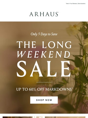 Email Inspiration from Arhaus Thumbnail Preview