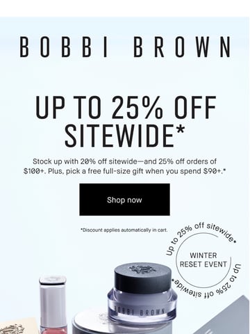 Email Inspiration from Bobbi Brown Cosmetics Thumbnail Preview