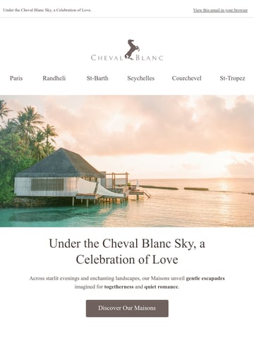Email Inspiration from Cheval Blanc Thumbnail Preview