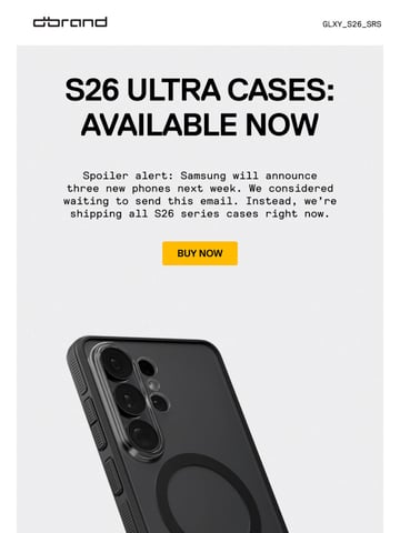 Email Inspiration from dbrand Thumbnail Preview