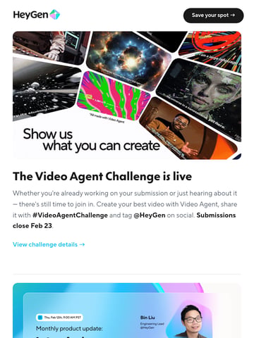 Email Inspiration from HeyGen Thumbnail Preview
