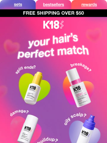 Email Inspiration from K18Hair Thumbnail Preview