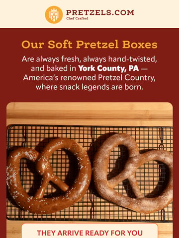 Email Inspiration from Pretzels.com Thumbnail Preview