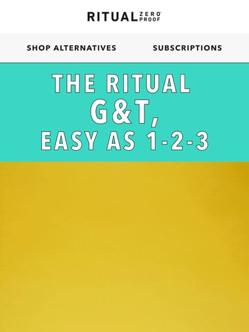 Email Inspiration from RITUAL ZERO PROOF Thumbnail Preview