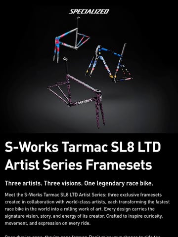 Email Inspiration from Specialized Bicycle Components Thumbnail Preview