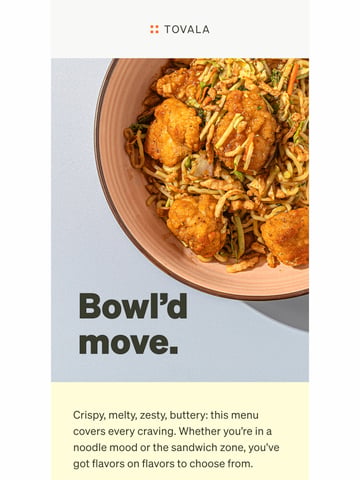 Email Inspiration from Tovala Thumbnail Preview