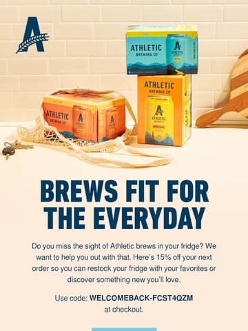 Athletic Brewing Company Email Design Thumbnail Preview