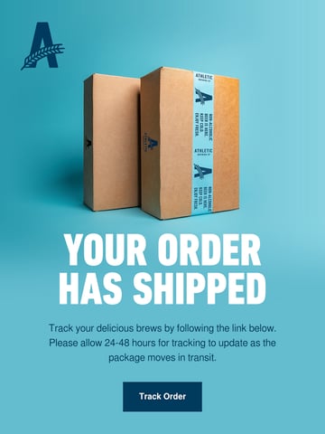 Athletic Brewing Shipping Confirmation Email Design Thumbnail Preview