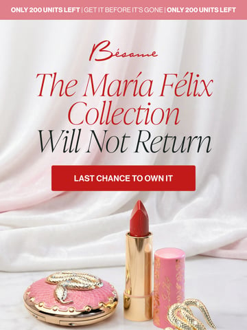Email Inspiration from Bésame Cosmetics Thumbnail Preview