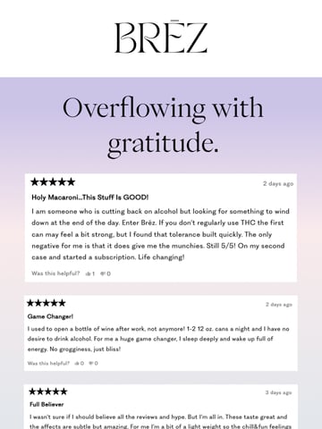 Email Inspiration from BRĒZ Thumbnail Preview