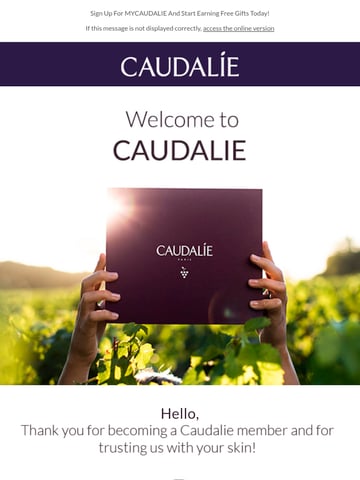 Email Inspiration from Caudalie USA Thumbnail Preview