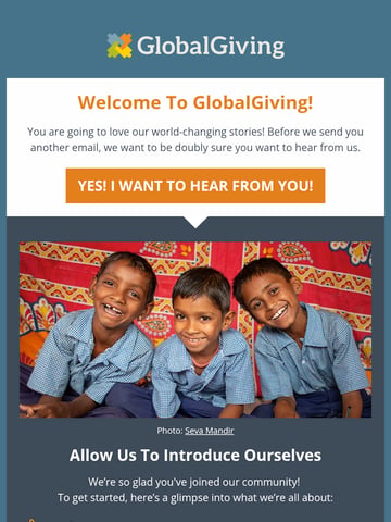 Email Inspiration from GlobalGiving Thumbnail Preview