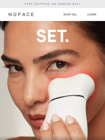 Email Inspiration from NuFACE Thumbnail Preview