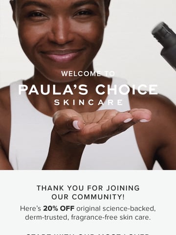 Email Inspiration from Paula’s Choice Thumbnail Preview