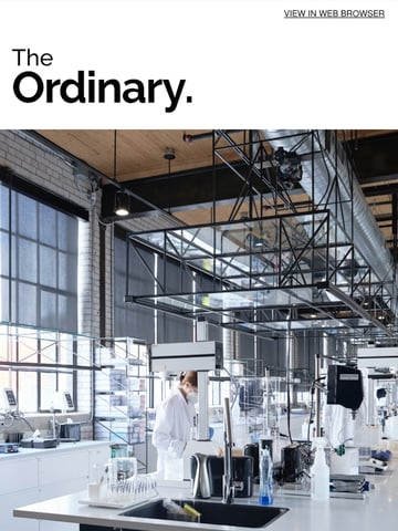 Email Inspiration from The Ordinary Thumbnail Preview