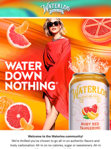 Email Inspiration from Waterloo Sparkling Water Thumbnail Preview