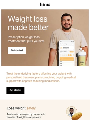 Hims Pre-Purchase Email Design Thumbnail Preview