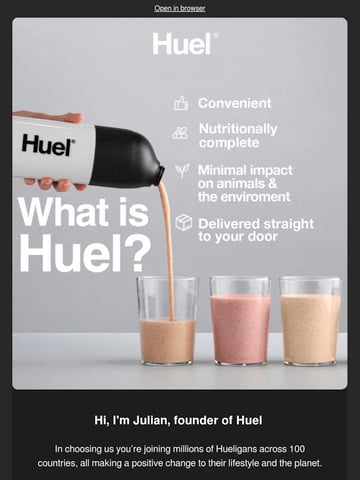 Huel Email Design Thumbnail Preview
