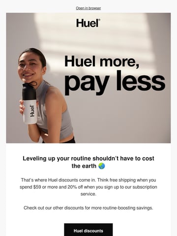 Huel Email Design Thumbnail Preview