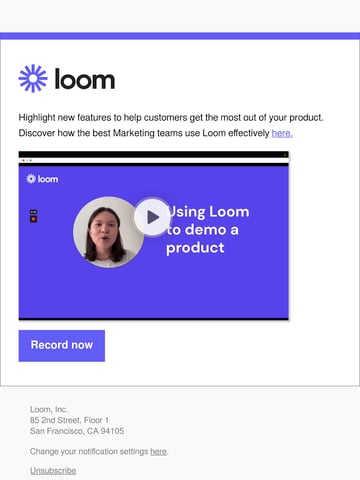 Loom Email Design Thumbnail Preview