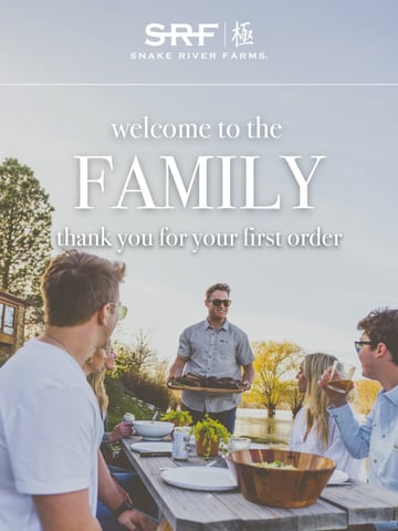 Snake River Farms First Purchase Email Design Thumbnail Preview
