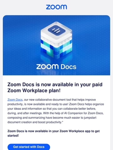 Zoom Email Design Thumbnail Preview