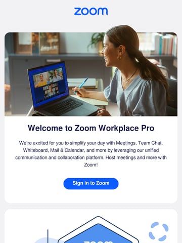 Zoom Email Design Thumbnail Preview