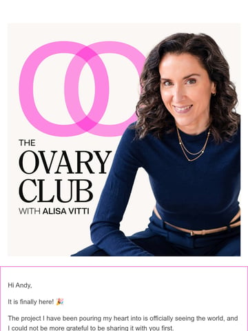 Email Inspiration from Alisa Vitti Thumbnail Preview