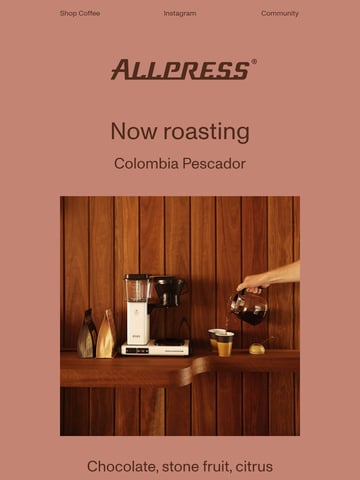 Email Inspiration from Allpress Espresso New Zealand Thumbnail Preview
