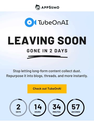 Email Inspiration from AppSumo Thumbnail Preview